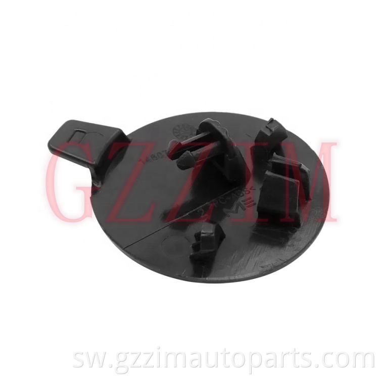 1493746-00-mbele bumper bumper towing ndoano trailer kifuniko mbele towing ndoano kifuniko kwa Tesla Model Y 2019+